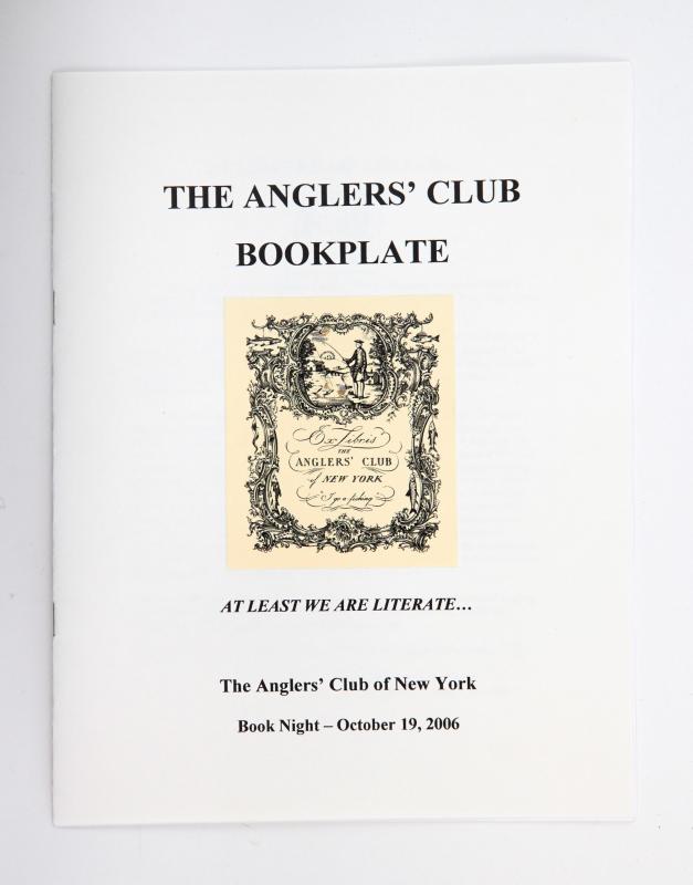 ANGLERS' CLUB OF NEW YORK] The Anglers' Club Bookplate. - Price Estimate:  $20 - $30